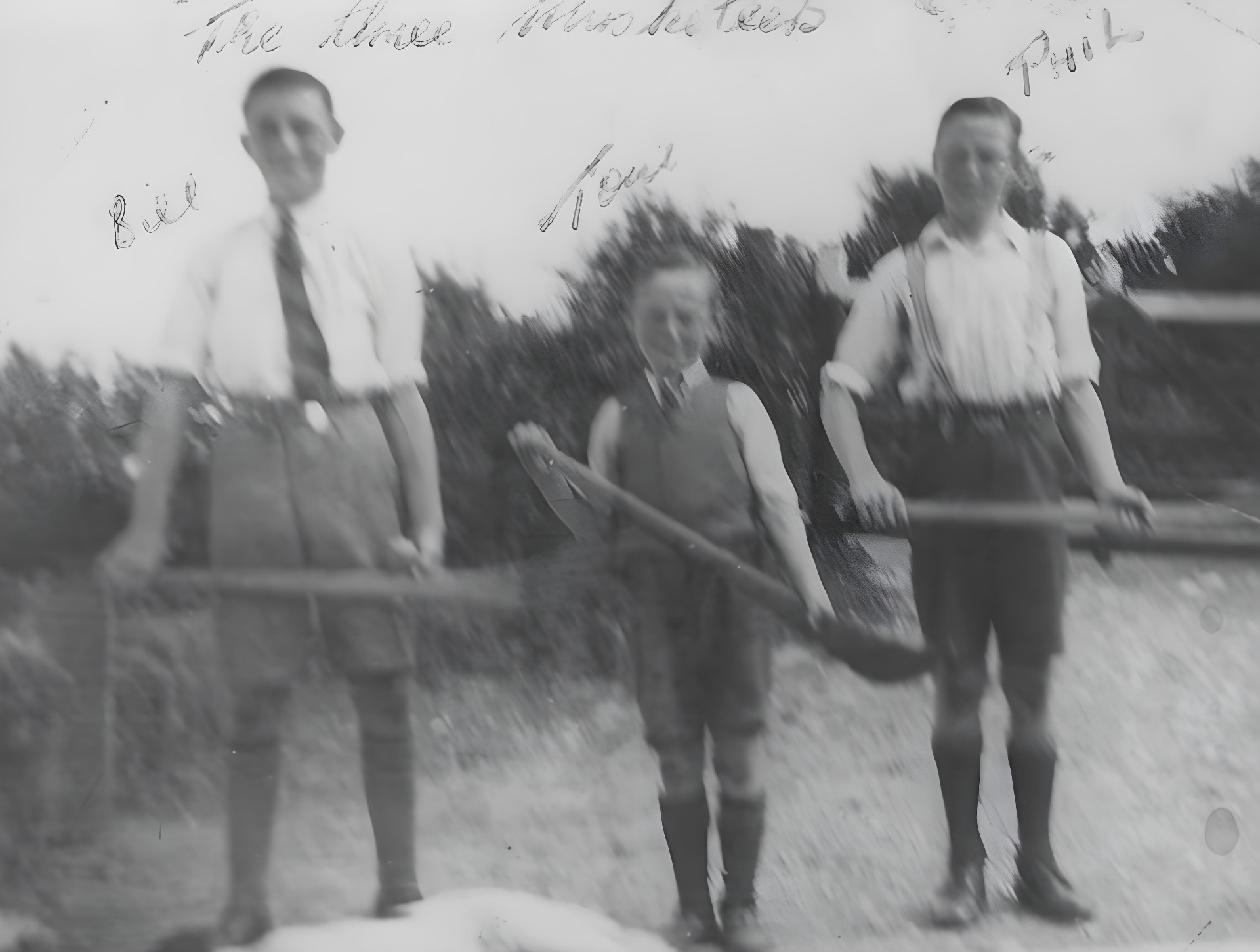 Billy, Tom and Phil Shanahan.