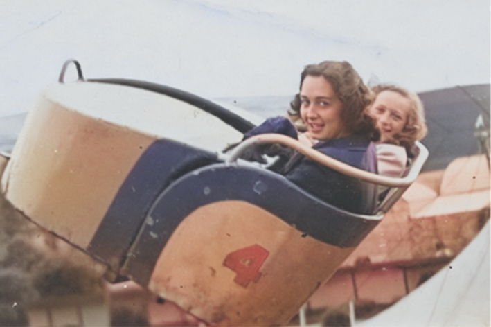 Joan with her friend Nuala Prendergast