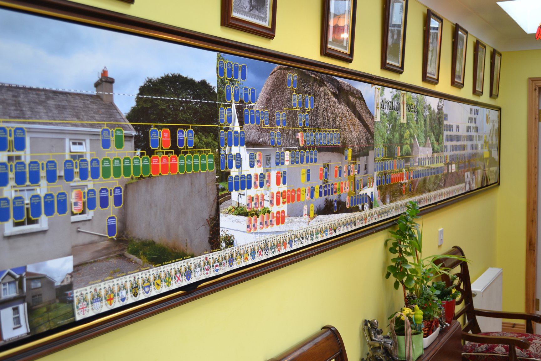 One of my largest Family Trees - 18ft wide by 2 ft high